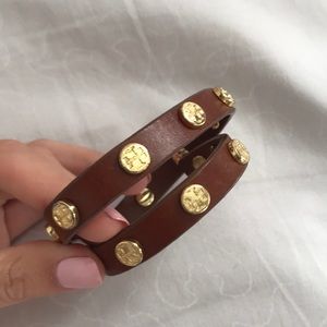 Tory Burch leather wrap bracelet